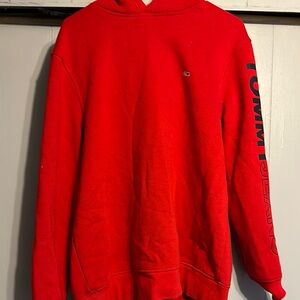 Tommy Jeans Bold Red Hoodie